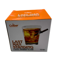 Last Man Standing USMC Knife Whiskey Glass